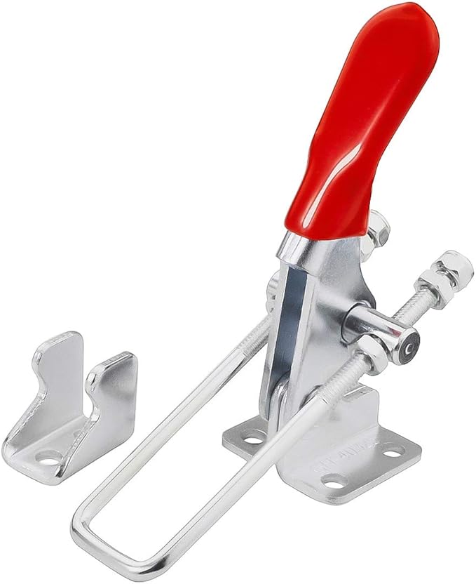 GH-40323 Latch Type Toggle Clamps Set Hand Tool Quick Release Tool, 163kg/360lbs Metal Horizontal Holding Capacity, Pack of 6