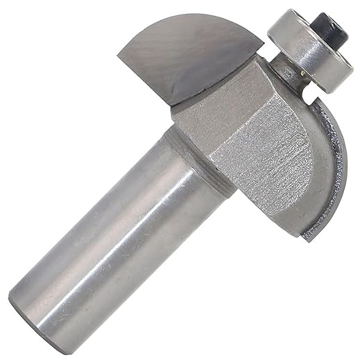 4pcs Cove Router Bit Set,1/2" Shank,Radius 3/16",1/4",7/16", and 9/16",Cove Edging Cutter for Wood Profiling,Routing,Molding