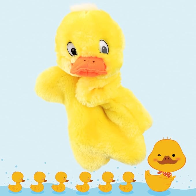 Easfan Duck Hand Puppet Plush Interactive Animal Toy by Easfan