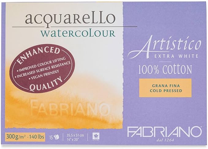 Fabriano Artistico Watercolor Block, Extra White by Unknown