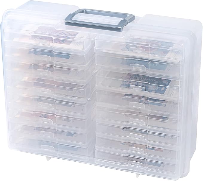 novelinks Photo Storage Box and 16 Inner 4" x 6" Photo Storage Containers | - Image 2
