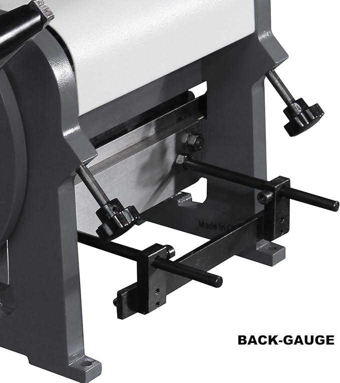 KAKA INDUSTRIAL Metal Brake,8-inch, 3-In-1 Combination Shear Brake Roll Machine,20-Gauge Shear, 90° |Slip Roll Machine for Bending Rolling 3-IN-1/8