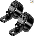 Thicken UTV LED Light Bar Mounts 2PCS, Heavy Duty CNC Aluminum 360° Adjustable Whip Light Mount Light bar Mounting Bracket, Fit 1.5''/1.75''/1.85''/2''/2.1'' Roll Cage