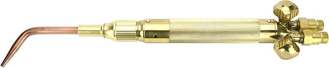 Heavy Duty Oxy-Fuel Torch Compatible with Harris with Check Valves + Cutting Tip + Welding Tip + Heating Tip (Acetylene)