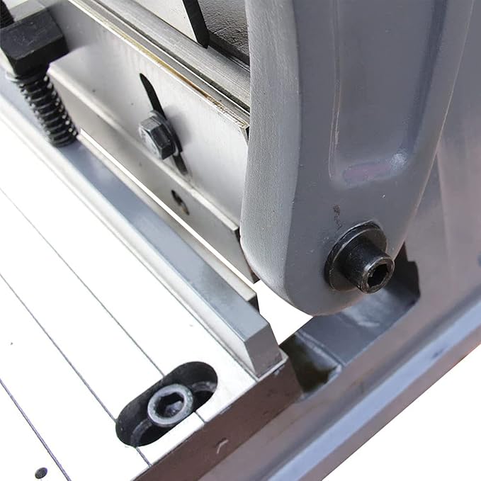 KAKA INDUSTRIAL Heavy Duty Sheet Metal Brake,52 inch 3-in-1 Shear and Slip Roll Combo | 16-Gauge Capacity Industrial Bending Machine with Segment Fingers and Back Gauge for Metal Fabrication
