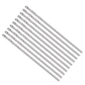 Drill Bit, 0.5mm Cutting Diameter, 4241 HSS 118° Cutting Angle Uncoated Bright Versatile Jobber Bits - (Applications: for Drilling Plastic Wood Soft Metal), 10-Pieces