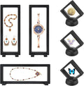 6 Pcs 3D Floating Display Case, Challenge Coins Display Holder Frame by DIBALIYI