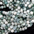 Zenkeeper About 180 Pcs Moss Agate Beads by Zenkeeper