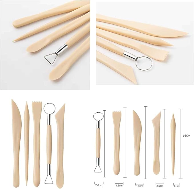 Polymer Clay Tools, Dotting Tools, Nail Art, Air Dry Clay, Sculpting Painting - Image 6