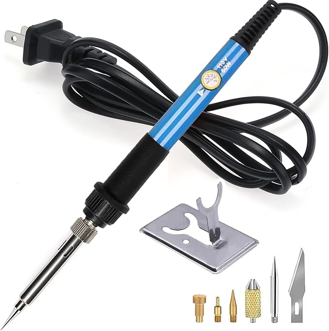 Wood Burning Kit, WoodBurning Tool Adjustable Temperature 200~450 ℃ Pyrography by ACRSIKR