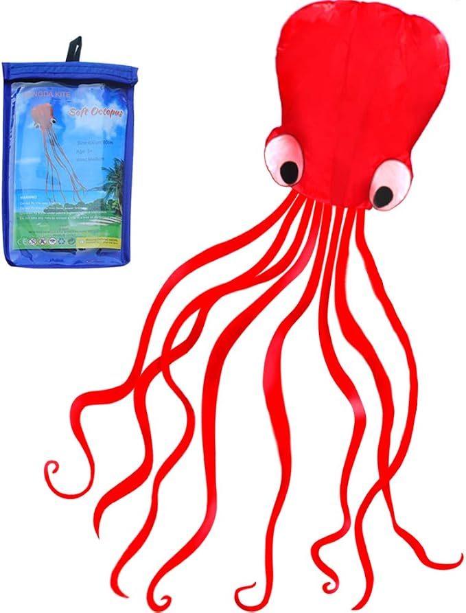 Hengda Kite Soft Octopus Kite Series, Beautiful Kite by HENGDAKITE