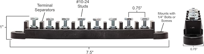 Fastronix 8 Stud Terminal Strip Kit