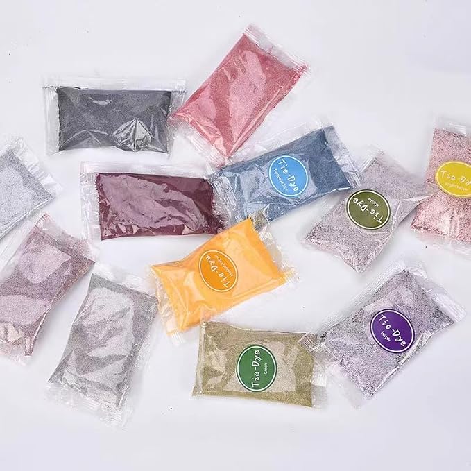 36 Colors Tie Dye Powder, Rainbow Tie Fabric Dye Powder - Image 9