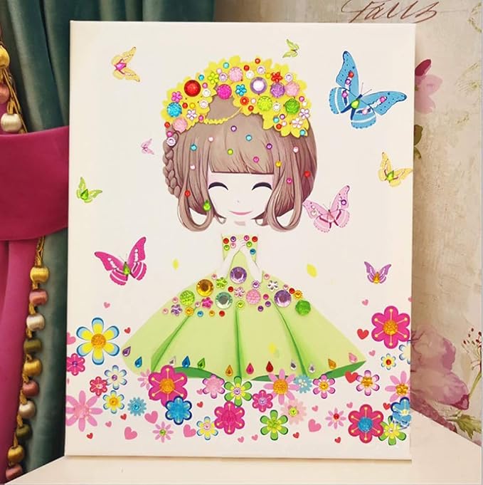 Elwish 365pcs Round Jewels Stickers Gem Stickers Rhinestone - Image 6