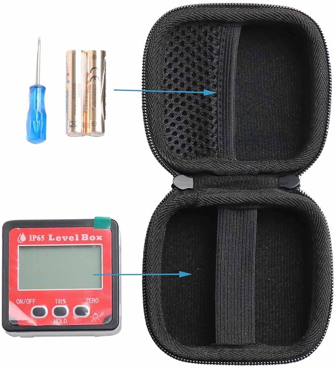 Hard Protective Travel Case for Digital Level Box and Angle Gauge