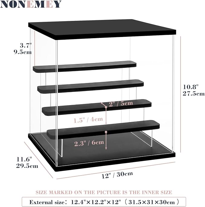 NONEMEY LED Acrylic Display Case, 5 Tier Display Case - Image 2