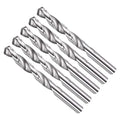 Drill Bit, 13mm Cutting Diameter, 4241 HSS 118° Cutting Angle Uncoated Bright Versatile Jobber Bits - (Applications: for Drilling Plastic Wood Soft Metal), 5-Pieces