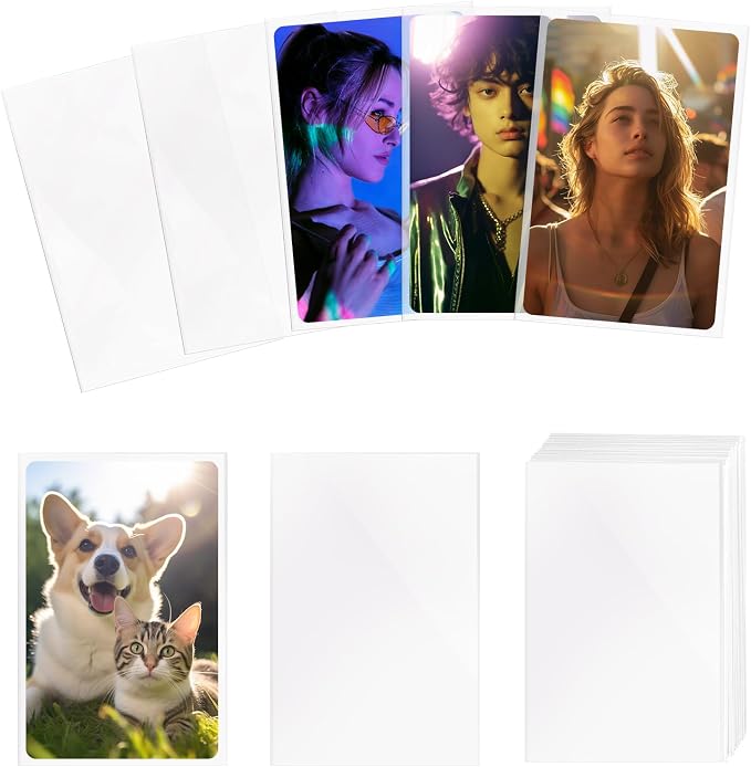 400 Pcs Kpop Photocard Sleeves Holder, 58 x 89 mm, fits 54 x 86 mm and 55 x 85 - Image 8