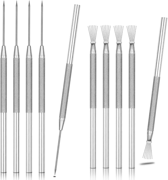 DIYOOHOMY 10 Pcs Clay Needle Tool and 7-Pin Pottery Feather Wire Texture Tools by DIYOOHOMY