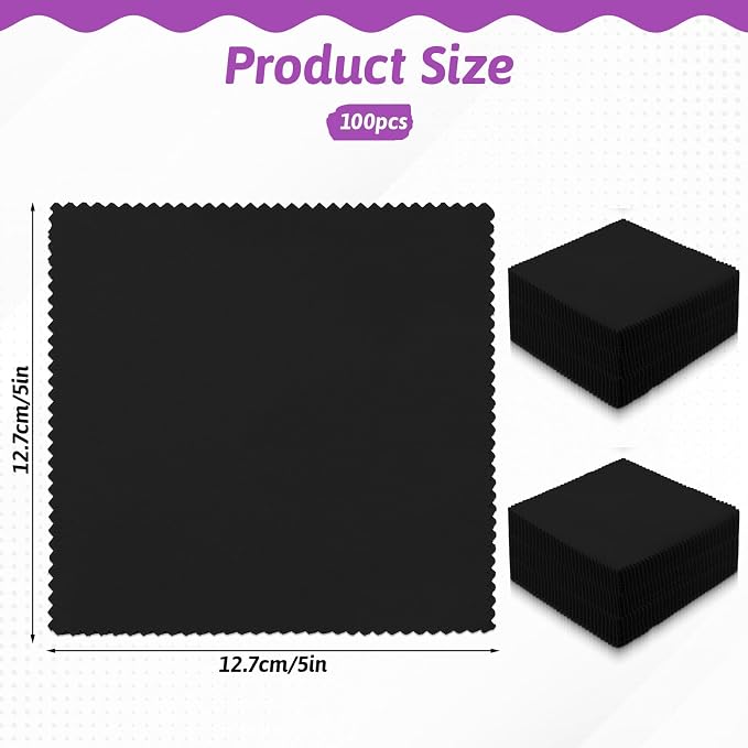 100 Pack 5-inch Cotton Fabric Squares, 5″ Precut Cotton Fabric Squares - Image 2