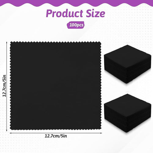 100 Pack 5-inch Cotton Fabric Squares, 5″ Precut Cotton Fabric Squares - Image 2