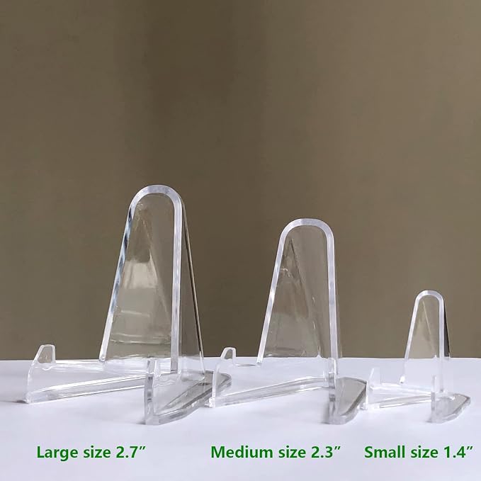 LRANFOW Thickened Version 24 Packs Card Stands Sports Card Holder, Card Display - Image 4