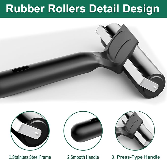 VinBee Soft Rubber Brayer Rollers - Image 6