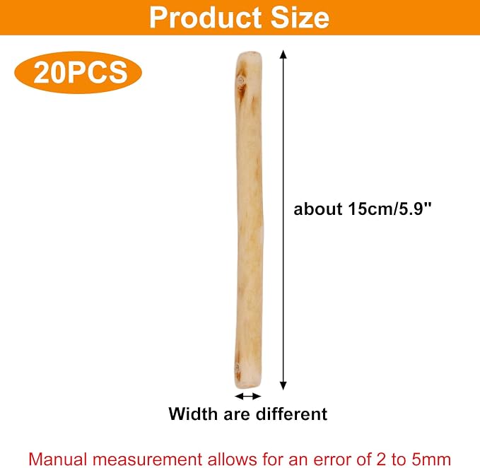 20PCS Natural Driftwood for Crafts - Image 2