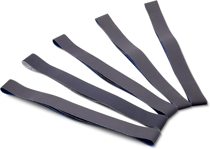 2 x 42 Silicon Carbide Sanding Belts, 15 Pack 2 x 42 Knife Sharpening Sanding Belt, 5 Pcs Each of 600, 800, 1000 Grits Sander Belt for Metal Wood(15 Pack）
