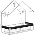 Clear Window Bird Feeder with 5 Extra Strong Suction Cups, DY-SKTY Sturdy and by DY-SKTY
