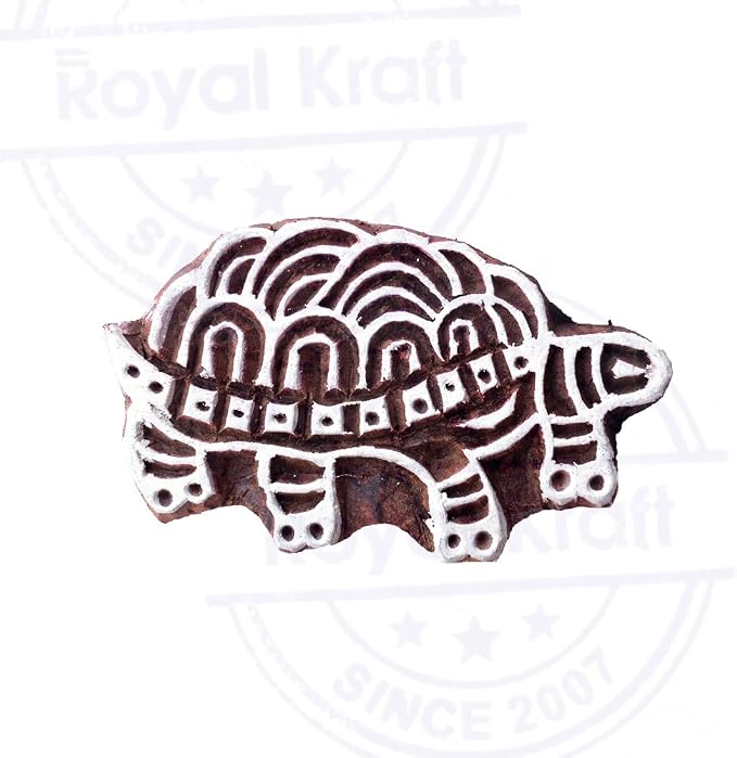 Royal Kraft Wooden Stamps DIY Fabric, Henna Printing Blocks THDtag037 - Image 3