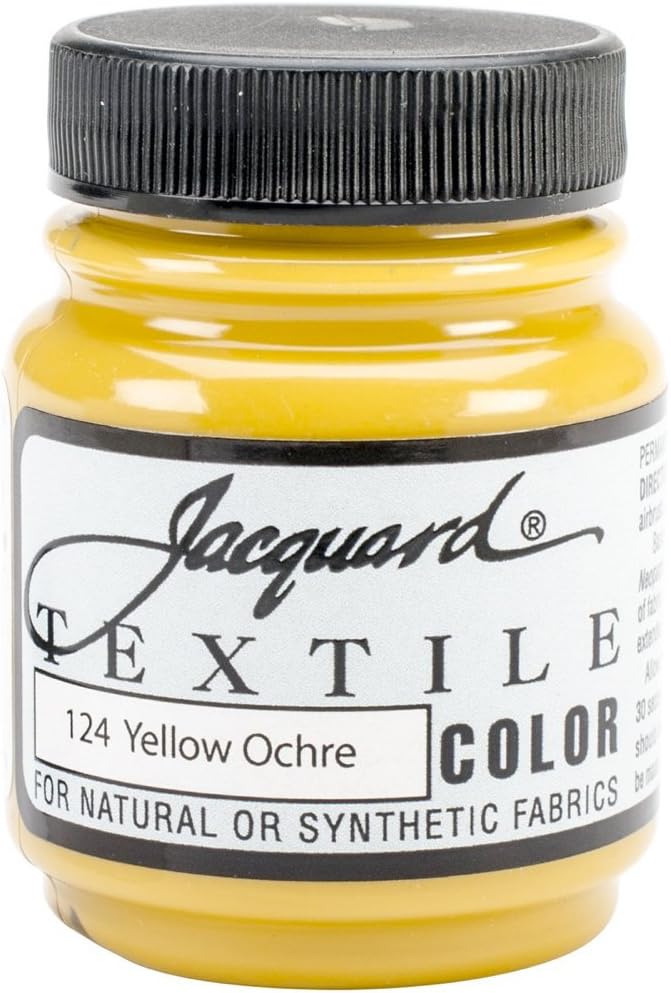 Jacquard Textile Color Yellow Ochre by Jacquard