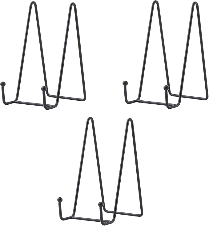 3 Pack 6 Inch Plate Stands for Display Picture - Image 8