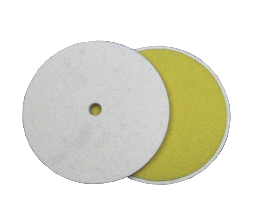 CS Unitec 80750 FIX SuperPolish Felt Disc for The FIX Hook and Loop System, 6" Diameter (Pack of 10)