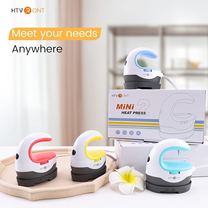 HTVRONT Heat Press Mini Heat Press Machine, Small Heat Press Portable Iron - Image 6