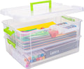 TERGOO 2 Layer Plastic Storage Containers by Focusonefficientstorage