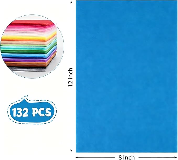 Kotay 12x8 Inch 132 Pcs Felt Sheets - Image 2