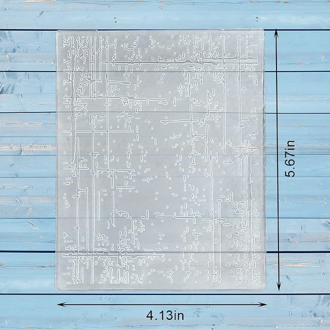 Threetols 3-D Textured Impressions Embossing Folder, Dot Background Embossing - Image 2