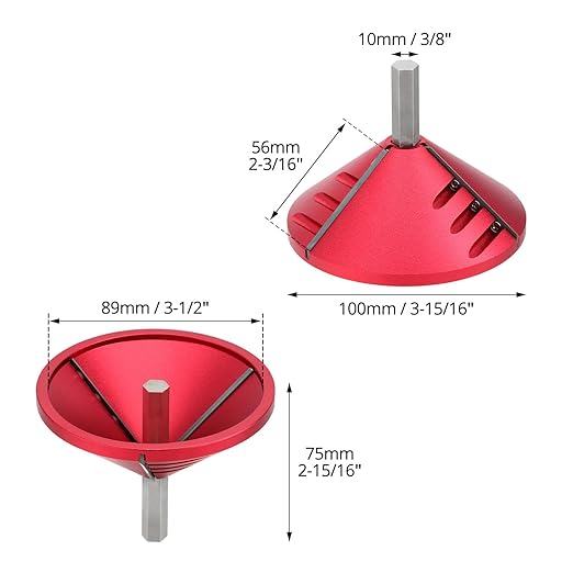 QWORK 2-in-1 PVC Pipe Deburring & Chamfer Tool - Inner/Outer Reamer Pipe Deburring Tool for 0.75" to 3.5" OD & 0.92" to 3.89" ID
