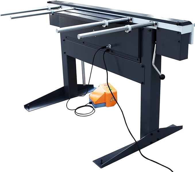 KAKA INDUSTRIAL Magnetic Pan and Box Brake, 60-InchElectro Metal Brake Bender, 8-Ton Box and Pan Brake with Foot Pedal Control, 16-Gauge Mild Steel Capacity, 220V-60HZ-1PH EB-6116