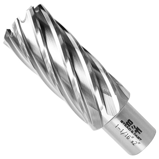 S&F STEAD & FAST Annular Cutter High Speed Steel 1-1/16" x 2" with Pilot Pin