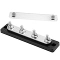 GLOSO Common Bus Bar 3/8” Power Distribution Block Marine Busbar Battery Terminal Distribution Block 150 Amp Rating 4P