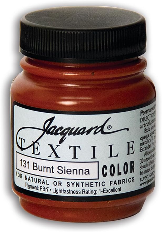 Jacquard Textile Color Burnt Sienna by Jacquard