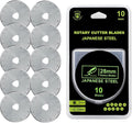 HEADLEY TOOLS 28mm Rotary Cutter Blades 10 Pack Fits Olfa, Replacement Rotary by HeadleyTools