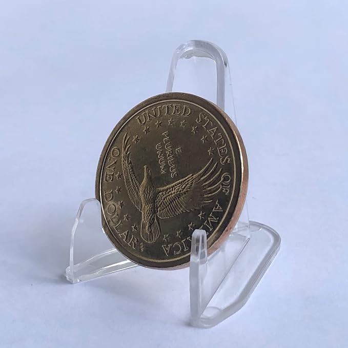 LRANFOW Coin Stand 50 PCS 1.4" Acrylic Stands - Image 3