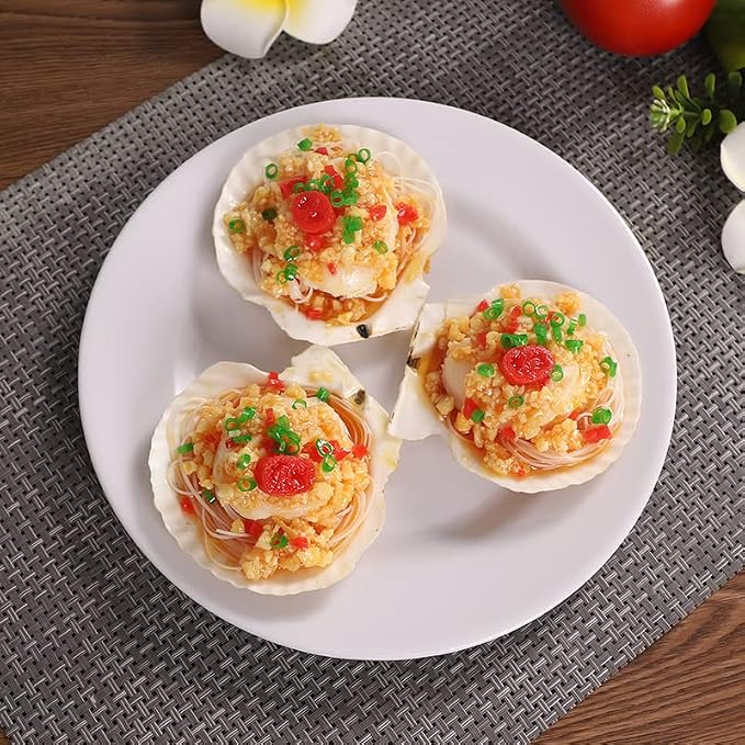 12 Pcs Sea Shells White Large Scallop Shells - Image 7