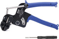 iCrimp Stainless Steel Cable Tie Tool Zip Gun Metal Zip Tensioner with Built-in Cutter, Release Tool included