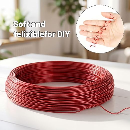 18 Gauge Aluminum Craft Wire, 165 Feet 1mm Bendable Metal Wire - Image 4