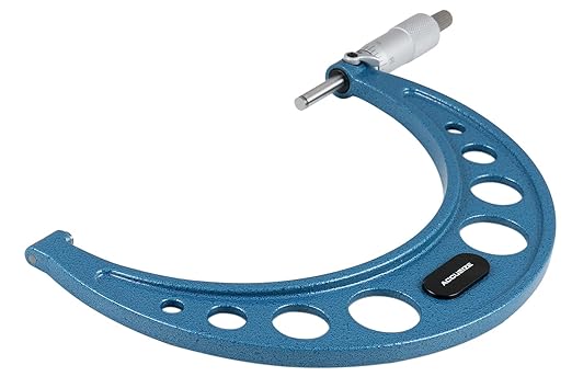 Accusize Industrial Tools 6-7'' Ultra-Precision Carbide Tipped M-Type Outside Micrometer, Resolution 0.0001'', Eg00-0007