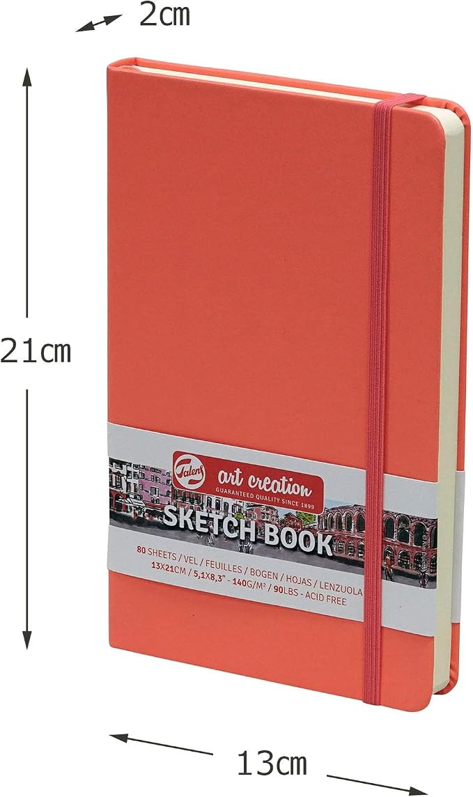 Tarens T9314-312M Art & Creation Sketchbook, Drawing Notebook, 5.1 x 8.3 inches - Image 3